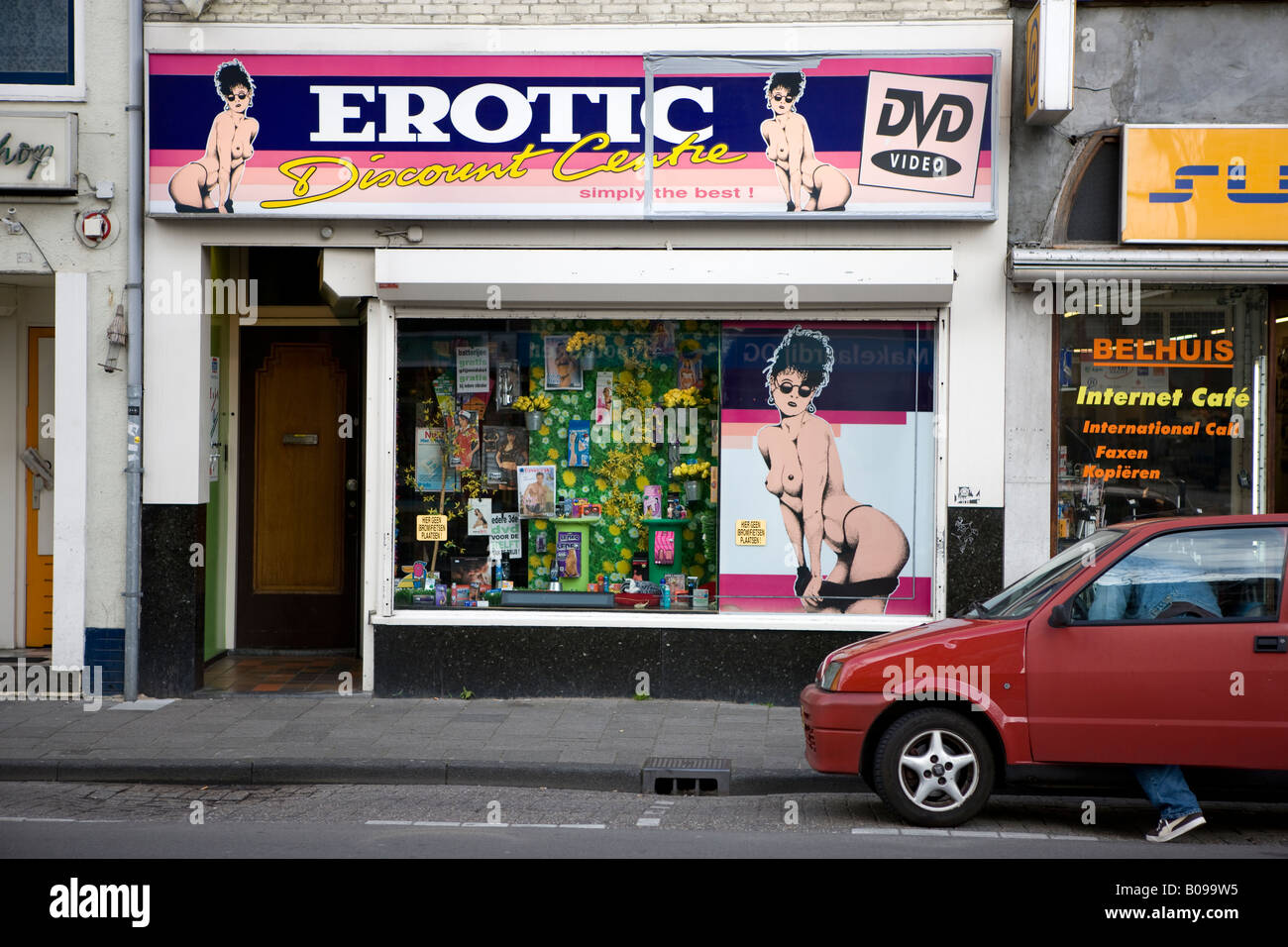 Sexe Porno ou érotique magasin discount center Amsterdam Hollande Pays-Bas  Photo Stock - Alamy