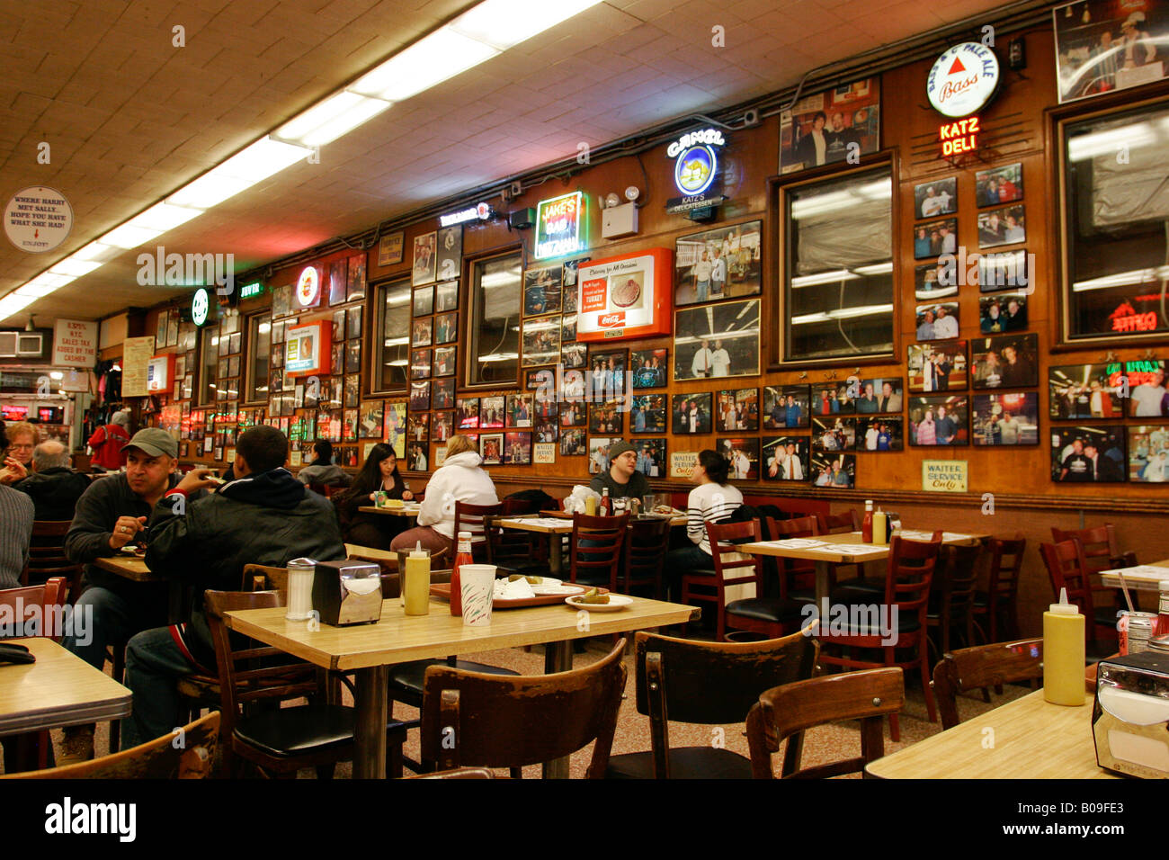 Katz's Delicatessen New York City, États-Unis d'Amérique. Banque D'Images