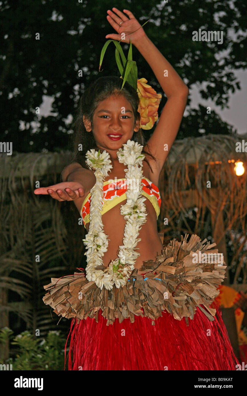 Young Girl Dancing Banque D'Images