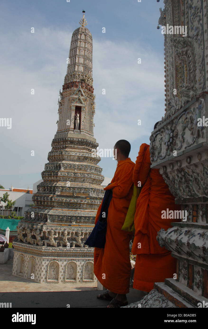 Wat Arun (temple de l'aube), Bangkok, Thaïlande Banque D'Images