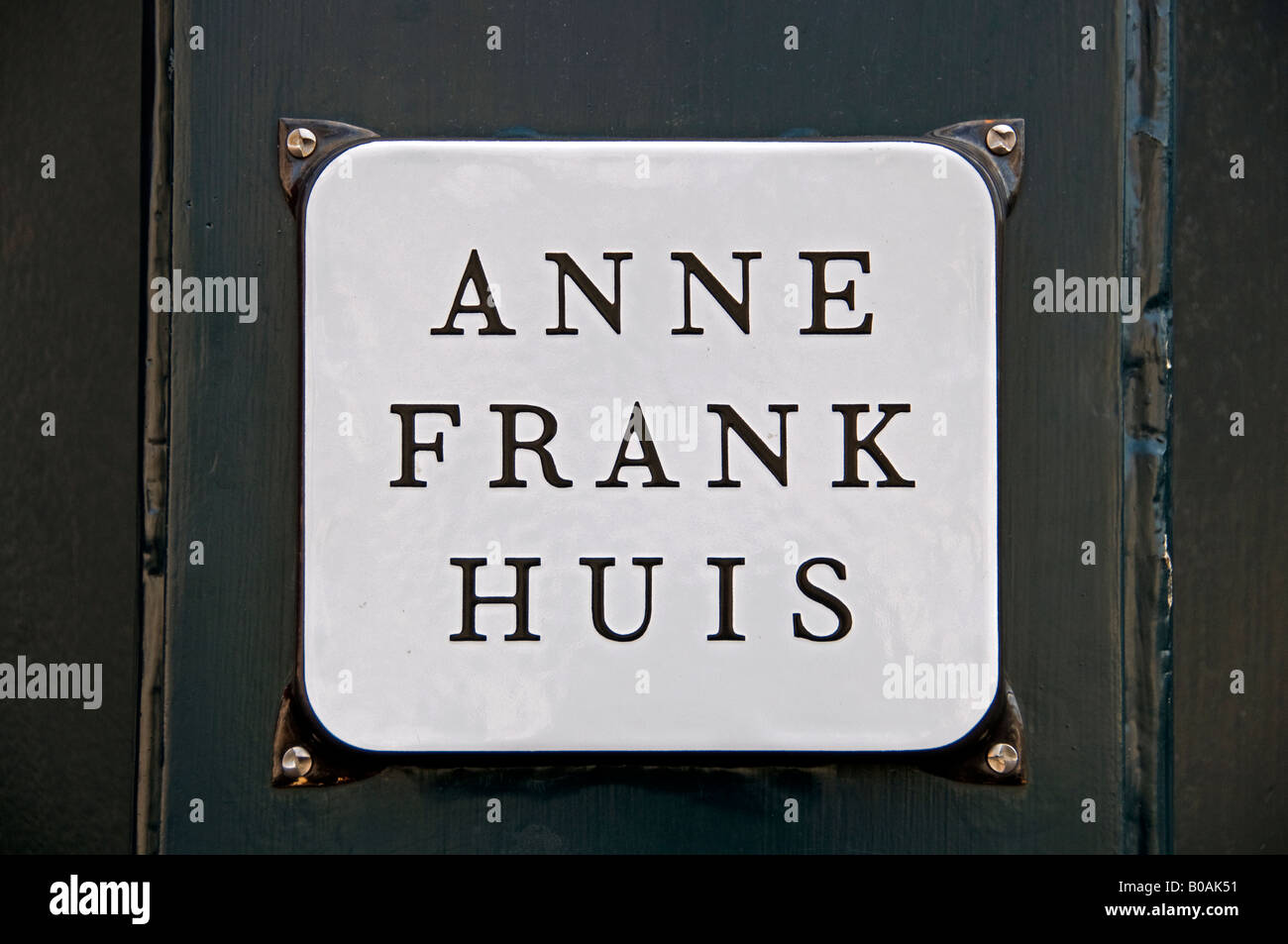 La maison Anne Frank à Amsterdam canal Prinsengracht 263-265 les Pays-Bas ( musée dédié à la Guerre Juive diariste ) Banque D'Images