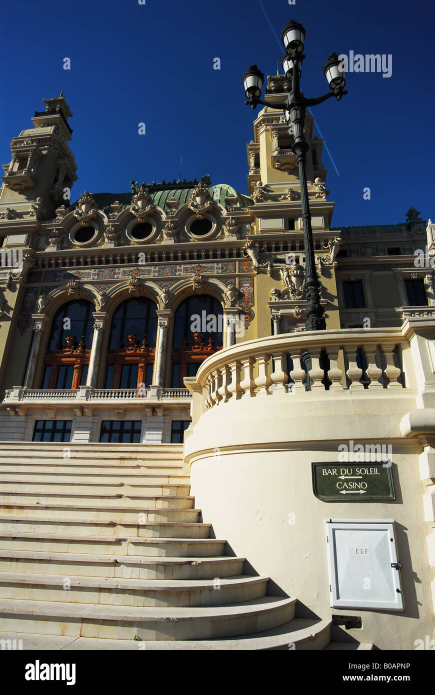 Monaco Côte d'Azur Cote d Azur Casino di Montecarlo Banque D'Images