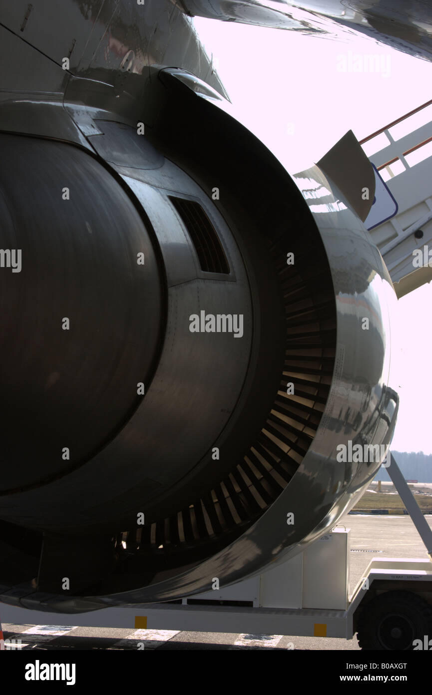 Boeing 767-300 turbofan Banque D'Images