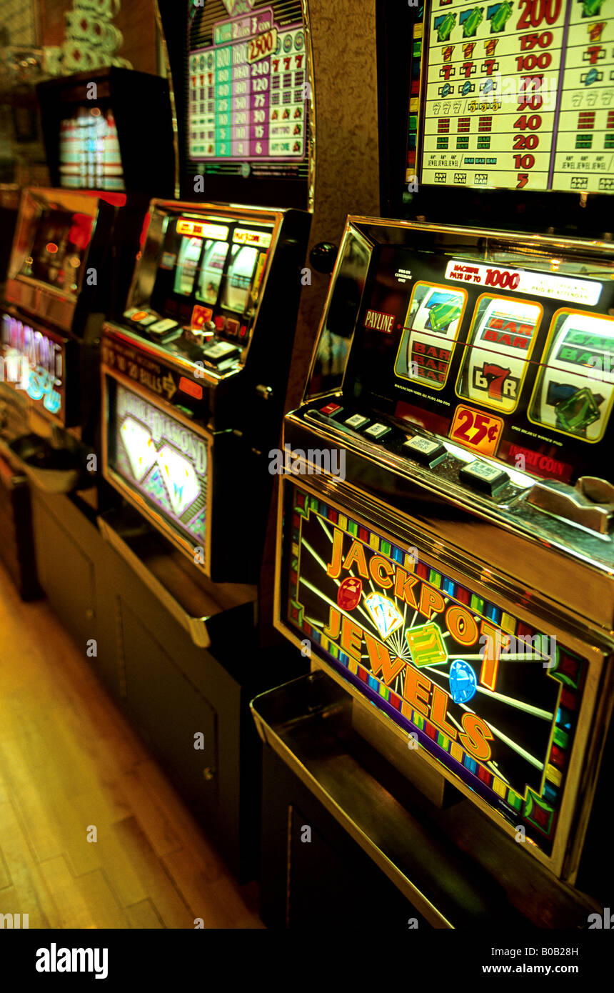 Dans machine à sous casino de Las Vegas NEVADA USA Banque D'Images