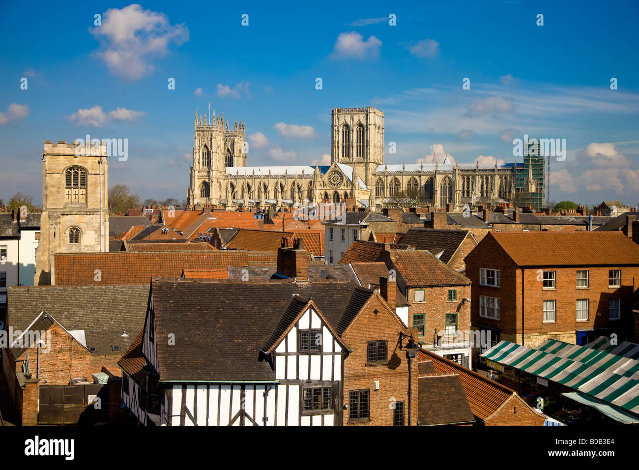 La cathédrale de York York Yorkshire Angleterre Banque D'Images