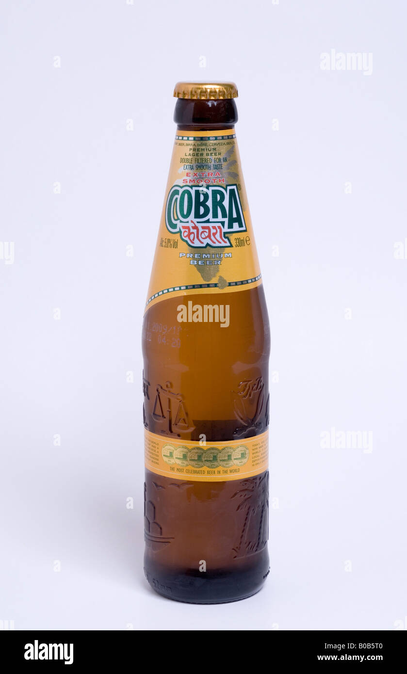 Bière de Cobra Banque D'Images