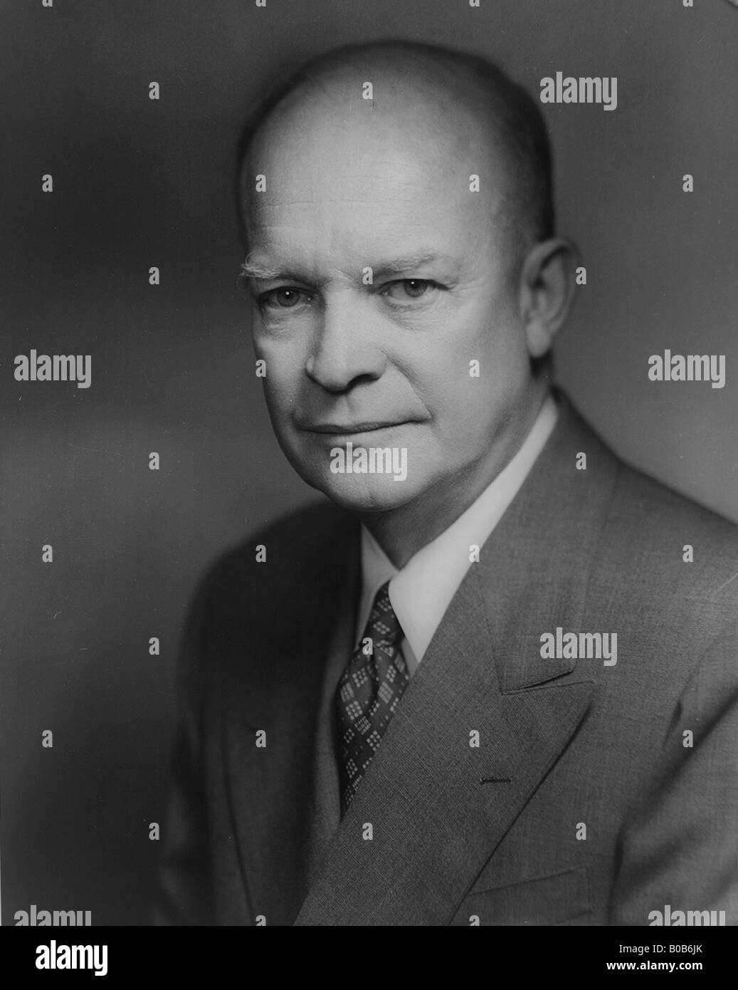 Le eisenhower Banque d'images noir et blanc Alamy