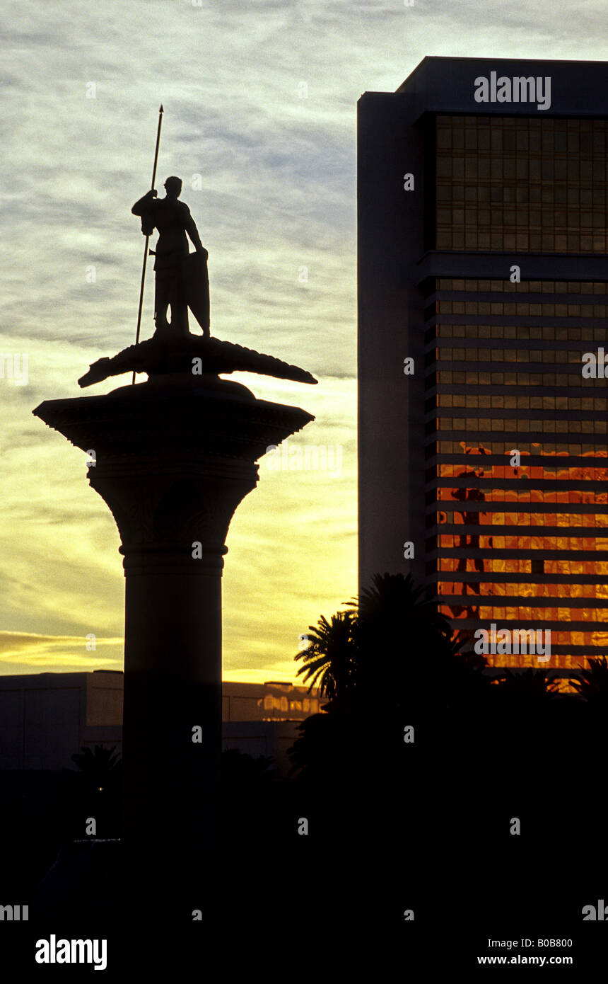 Replica statue de San Teodore au Venetian Hotel Casino Las Vegas NEVADA USA Banque D'Images