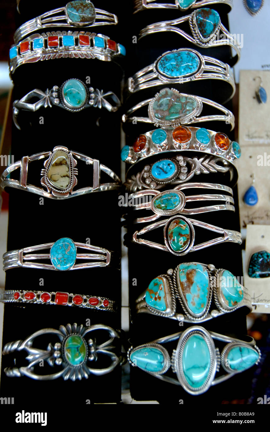 Amérique du Nord, USA, Dakota du Sud, mur, Wall Drug. Bijoux Indiens  turquoise typique. Des biens Photo Stock - Alamy