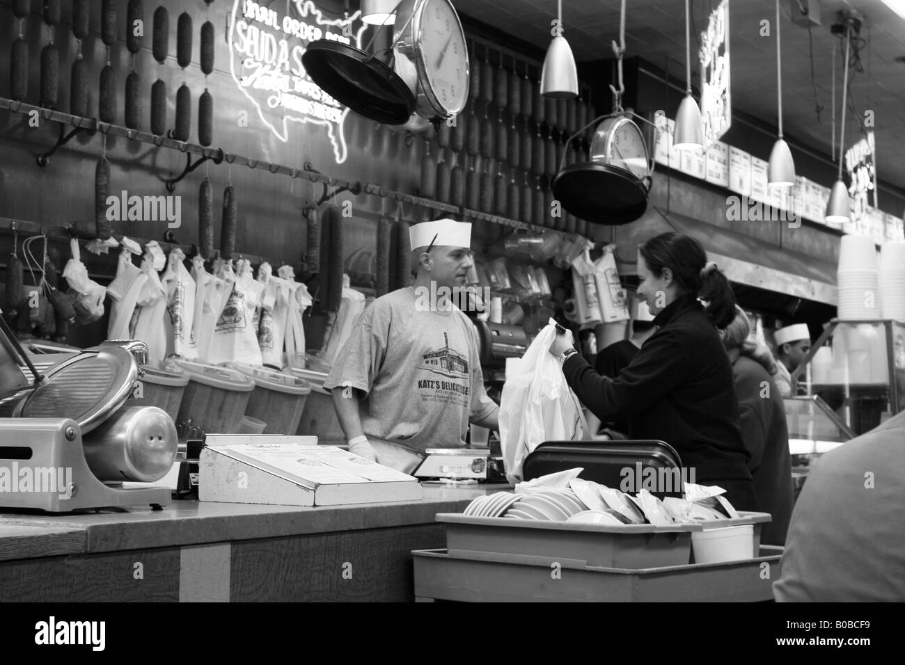 Katz diner, New York, États-Unis d'Amérique. USA Banque D'Images