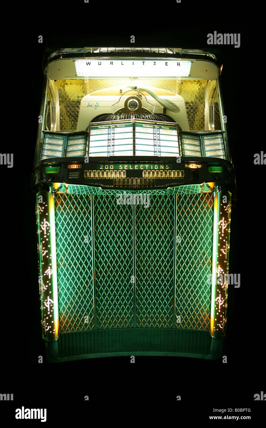 Jukebox Wurlitzer 1 Banque D'Images