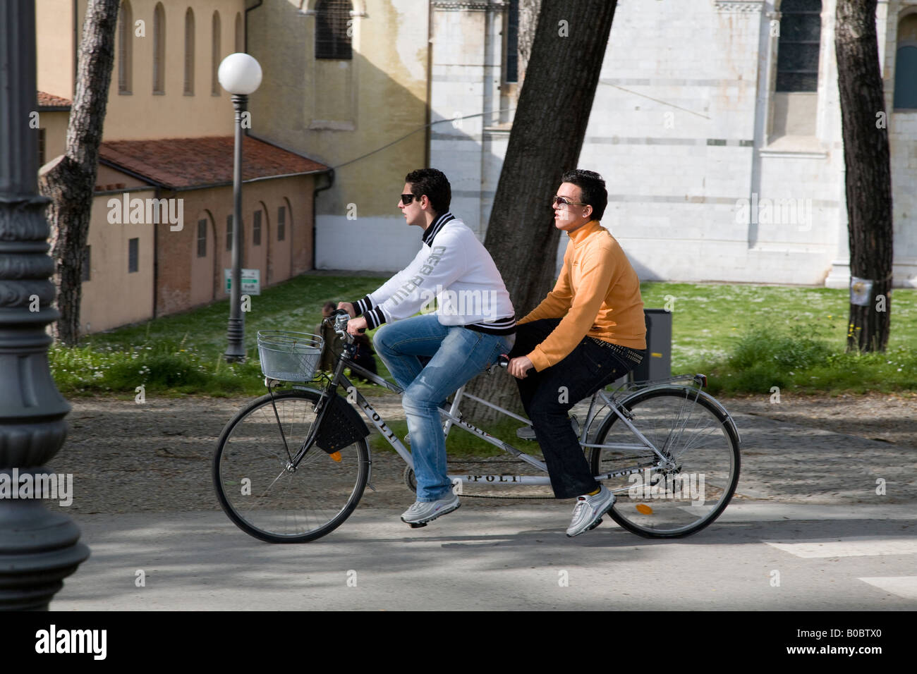 Men on bikes cheap