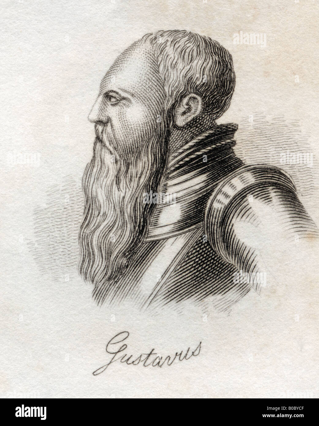 Gustav i Vasa, nom original Gustav Eriksson Vasa, c.1496 -1560. Roi de Suède. Banque D'Images