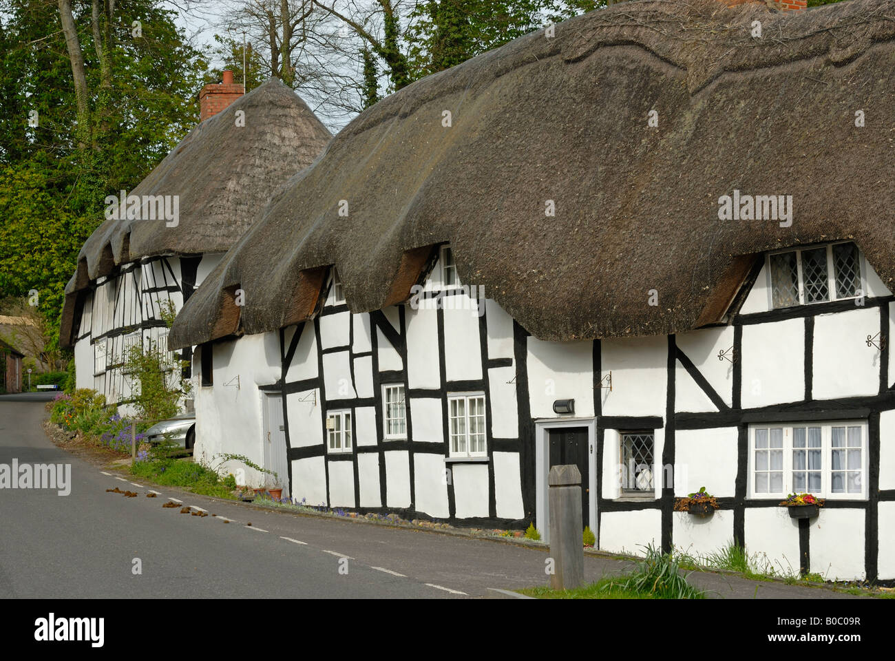 Village de Wherwell, Test Valley Banque D'Images