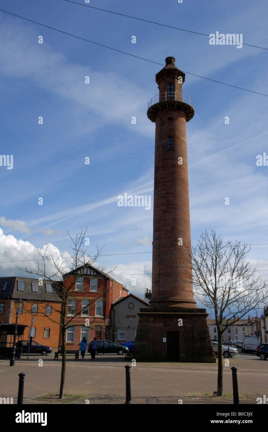 Le phare de Pharos dans Fleetwood Lancashire Banque D'Images