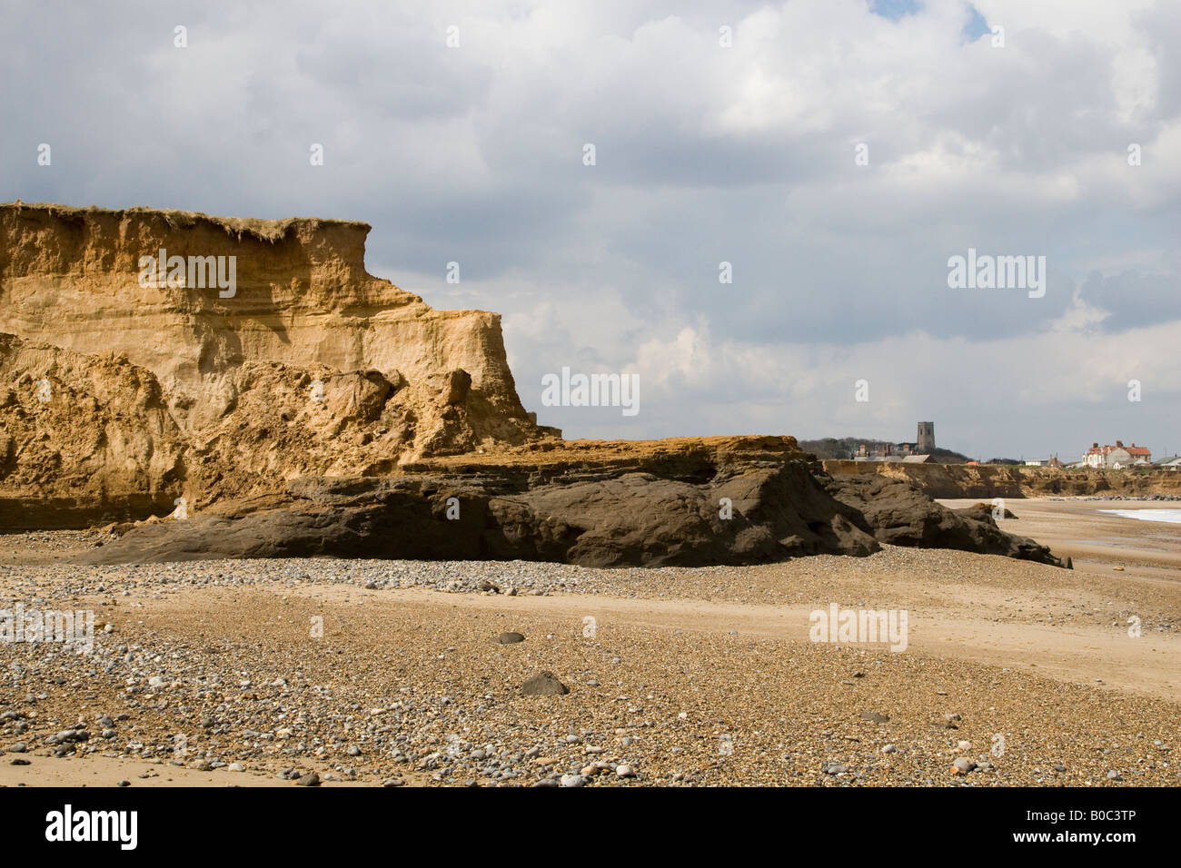 Happisburgh Beach North Norfolk Banque D'Images