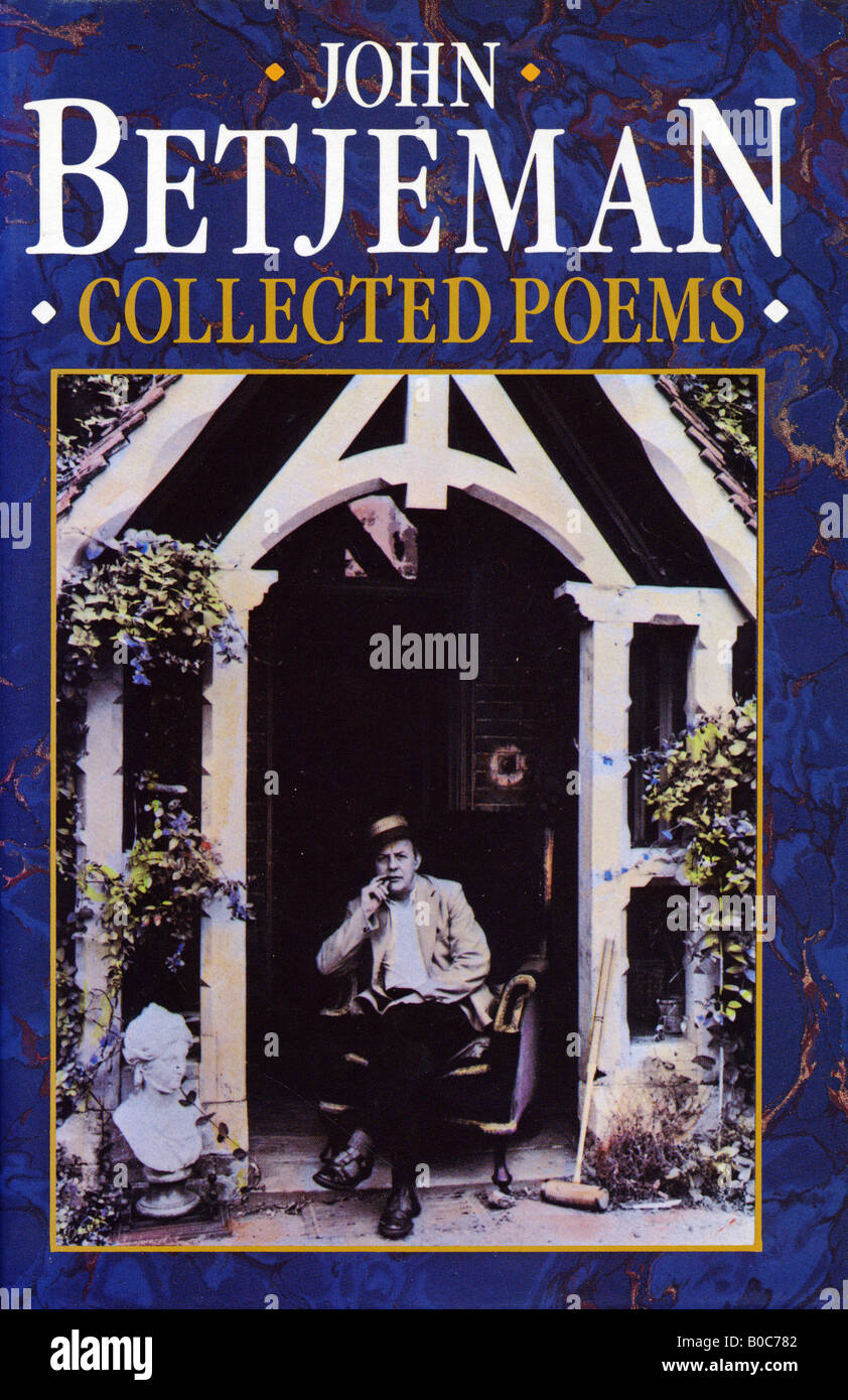 John Betjeman Collected Poems livre avec couvercle John Murray Editeur 1995 Imprimer première édition1958 pour un usage éditorial uniquement Banque D'Images