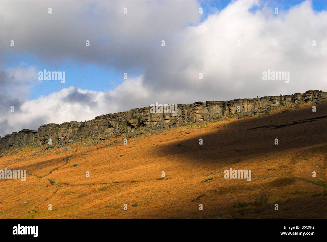 Stanage Edge derbyshire Peak District Banque D'Images