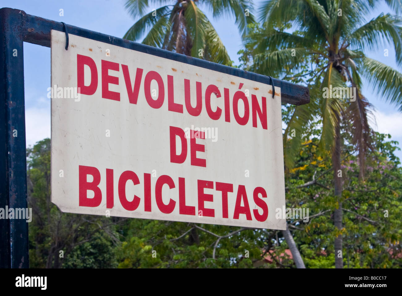 Tour de vélo dans le site Amador Causeway République du Panama Banque D'Images