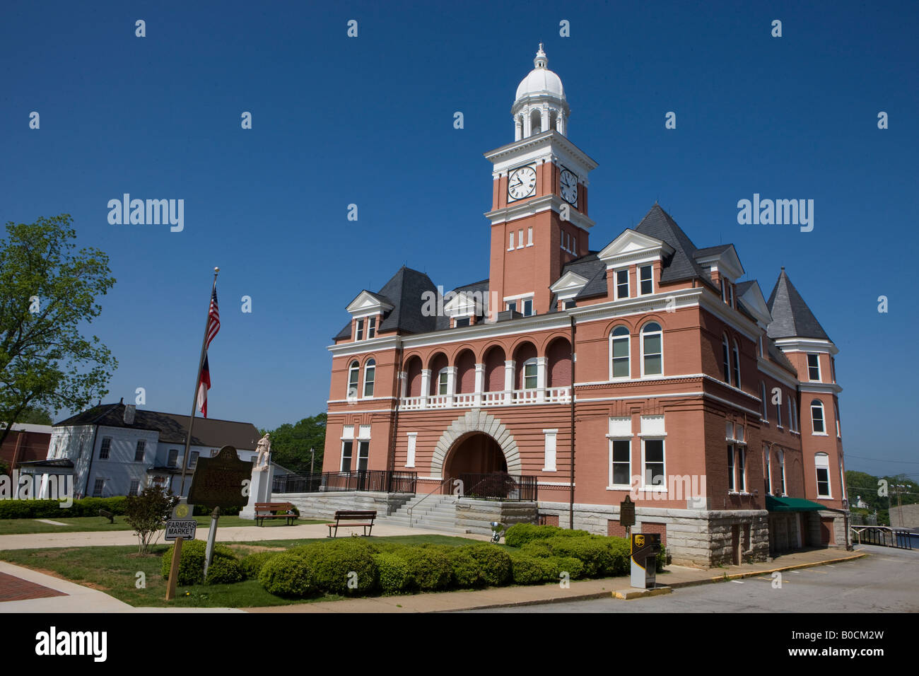 Elbert County Courthouse situé au centre-ville de Elberton Georgia dans la partie nord-est de l'état près de la Caroline du Sud Banque D'Images