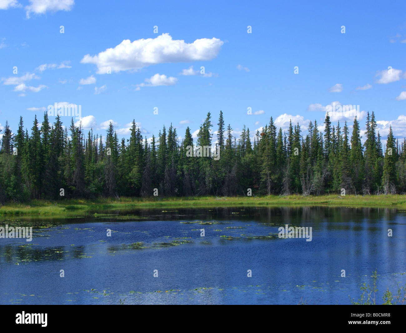 Lac de l’Alaska Banque D'Images