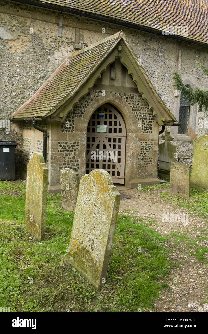 Corhampton Église saxonne Hampshire Angleterre Banque D'Images
