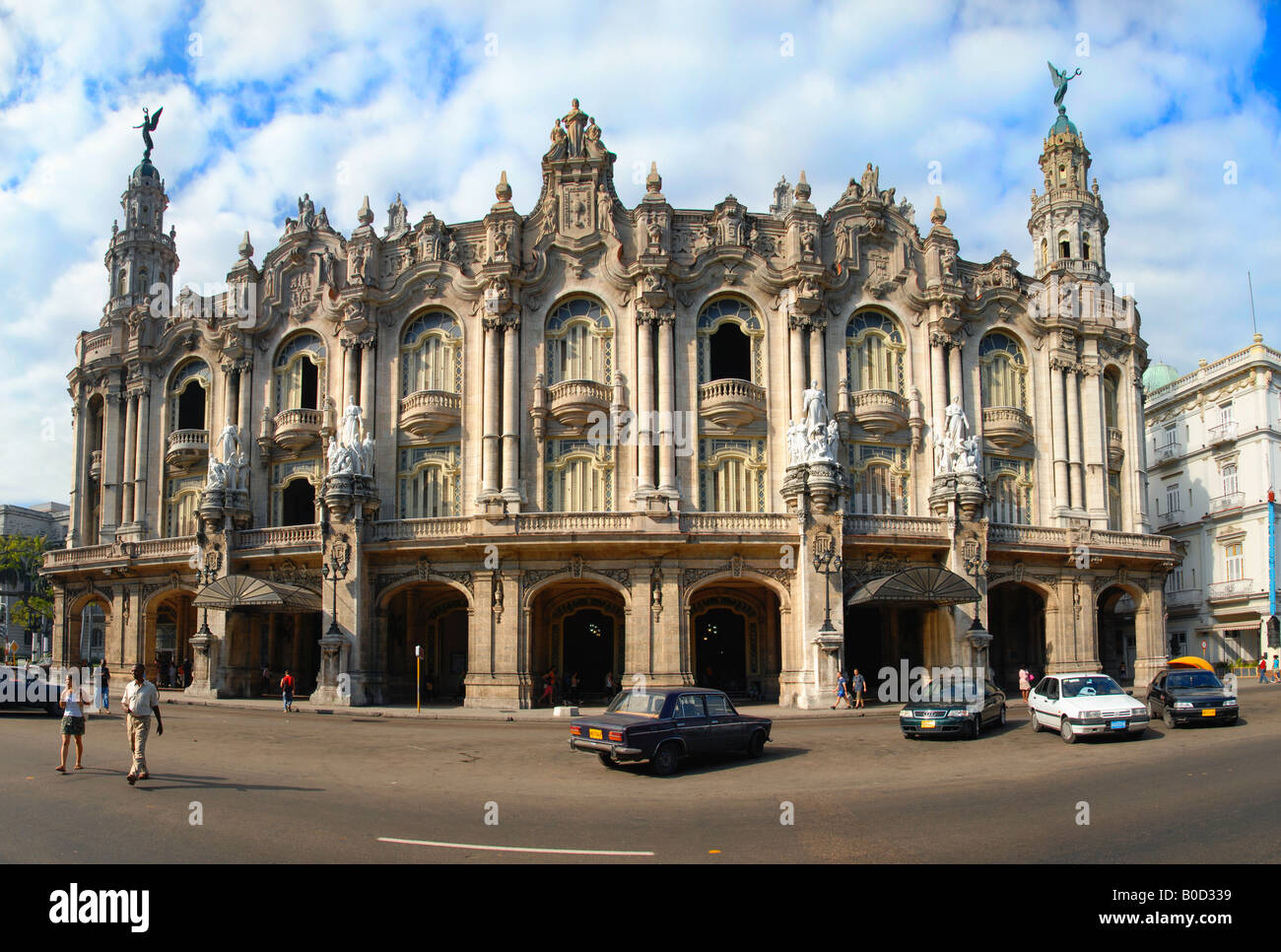Gran Teatro de la Habana la Havane Cuba Banque D'Images