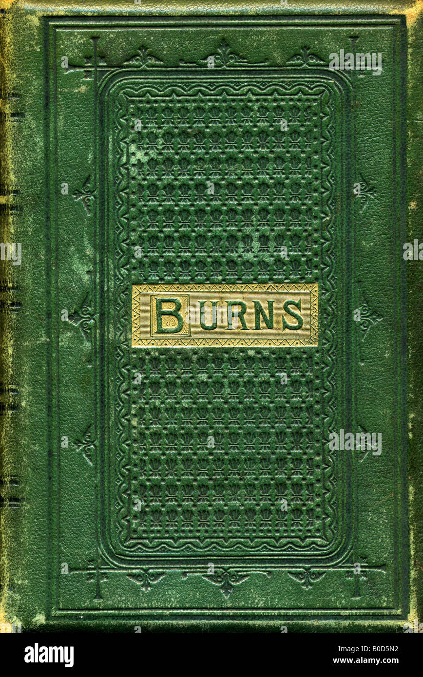 Robbie Burns Robert Victorian Poetry Book 1870 publié par E Moxon, fils & Co Amen Corner Paternoster Row London Banque D'Images