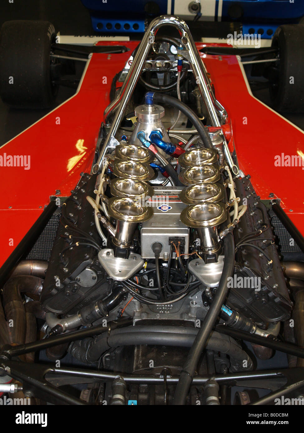 Ford Cosworth DFV V8 moteur en Formule 1 McLaren M23 Banque D'Images