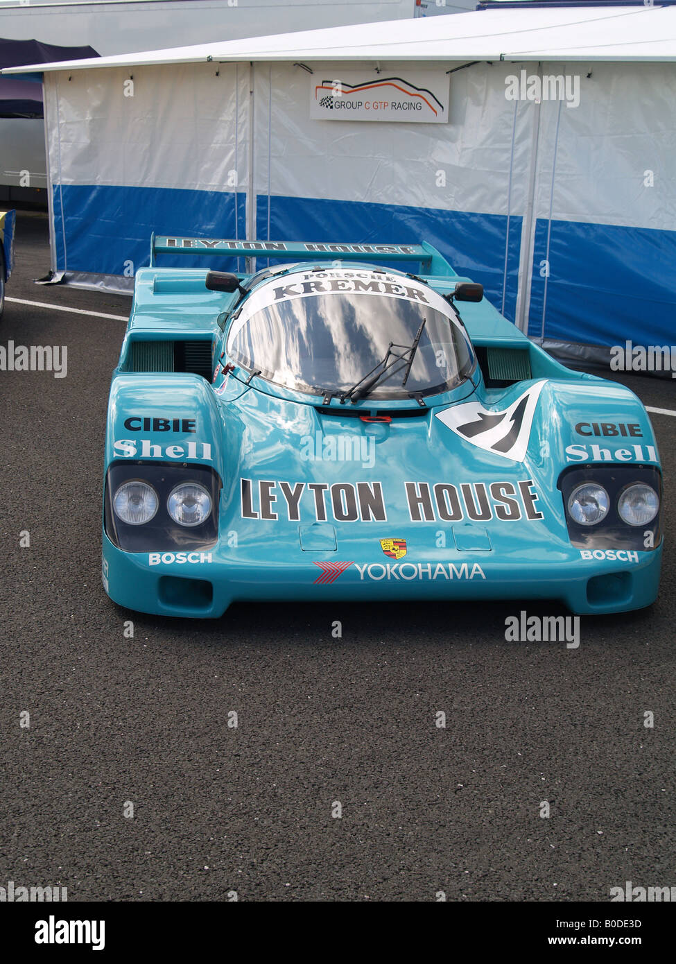 Leyton House Porsche 962C. 4ème Le Mans 1987. George Fouché/Franz Konrad/Wayne Taylor Banque D'Images