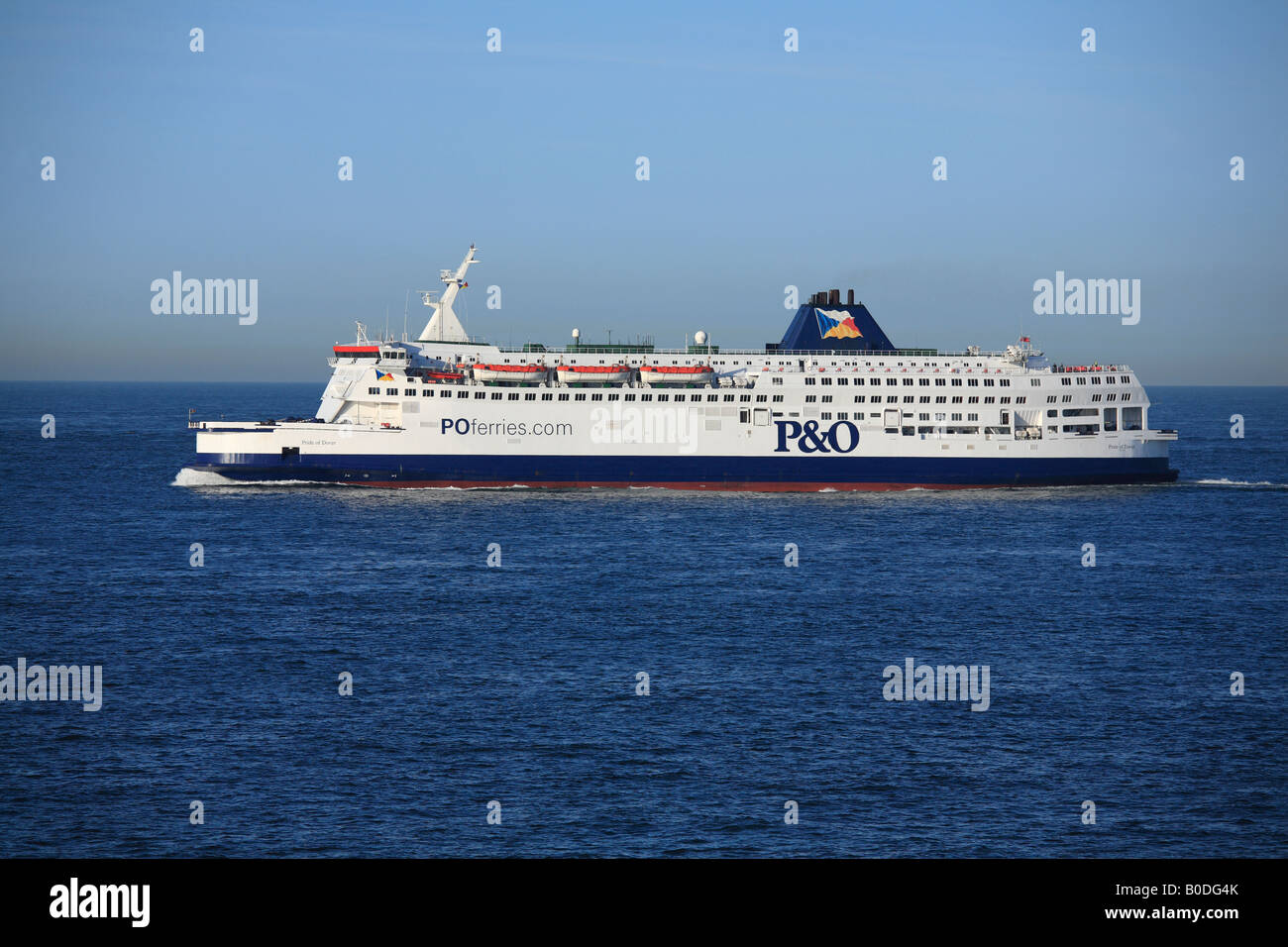 Fierté de Douvres P&O Ferries traversent la Manche entre Douvres et Calais. Banque D'Images