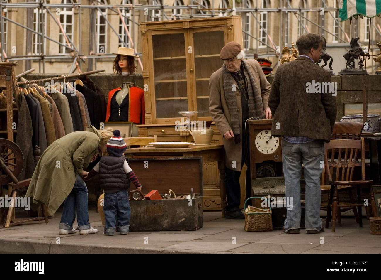 Échoppe de marché à Bath, Somerset & Avon Banque D'Images