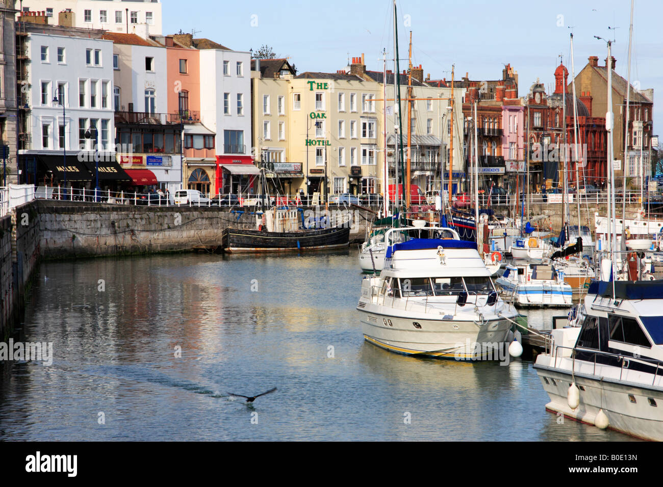 Front de mer de Ramsgate, Kent, Angleterre, Royaume-Uni. Banque D'Images