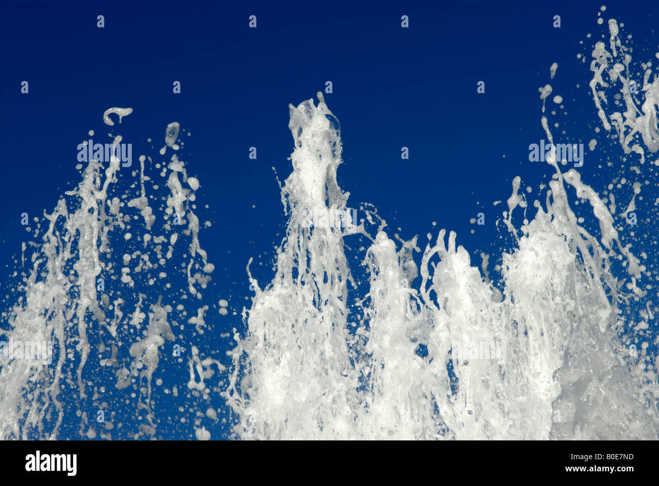 Fontaine EN ACTION Banque D'Images