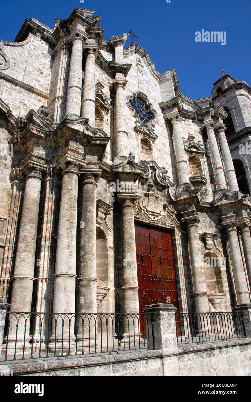 Cathédrale de San Cristobal à La Havane Cuba Banque D'Images