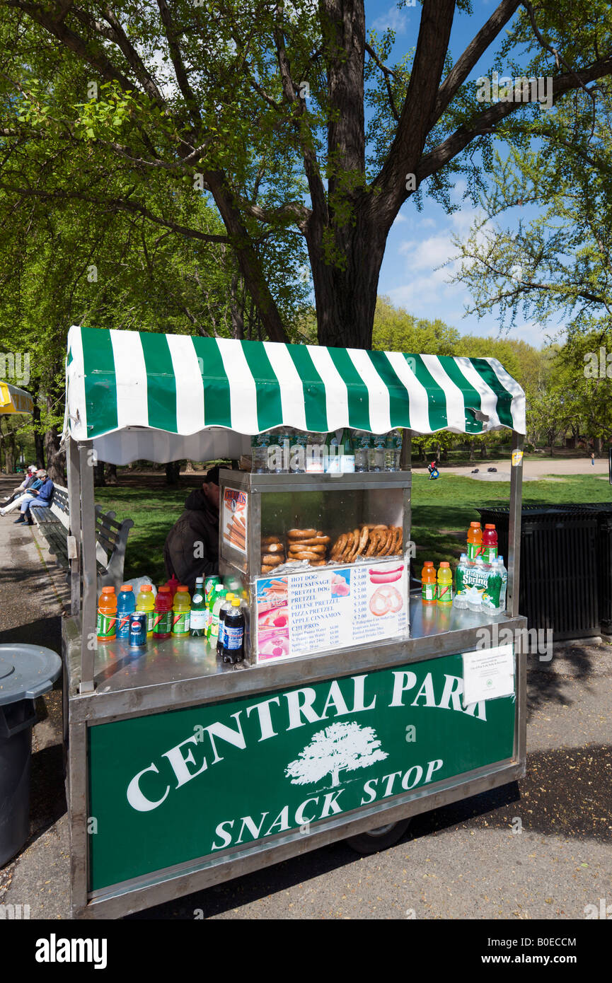 Central Park Stand, Manhattan, NYC, New York City Banque D'Images