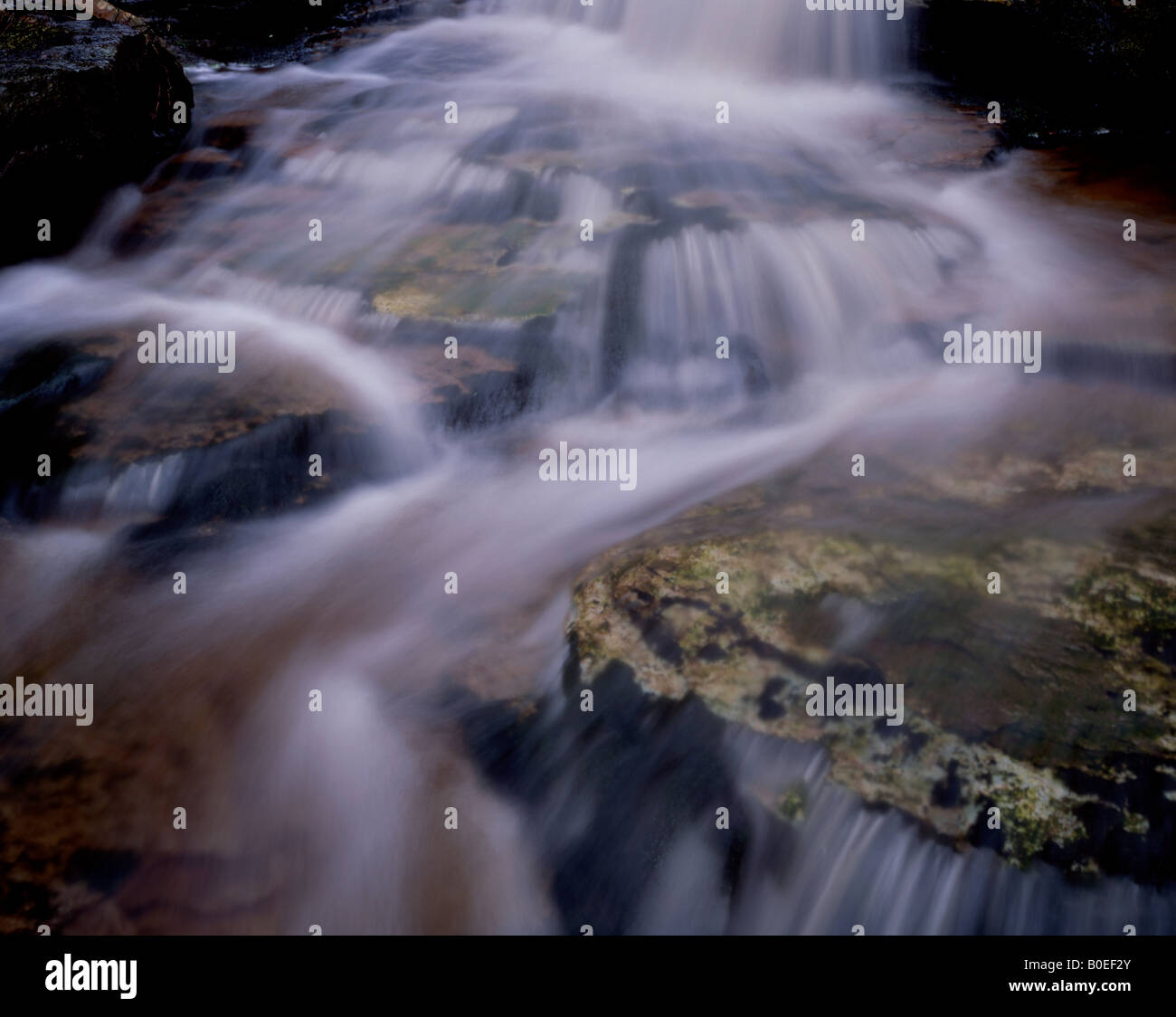 Cascade, Glen Ogle, Perthshire, Écosse, Royaume-Uni. Banque D'Images