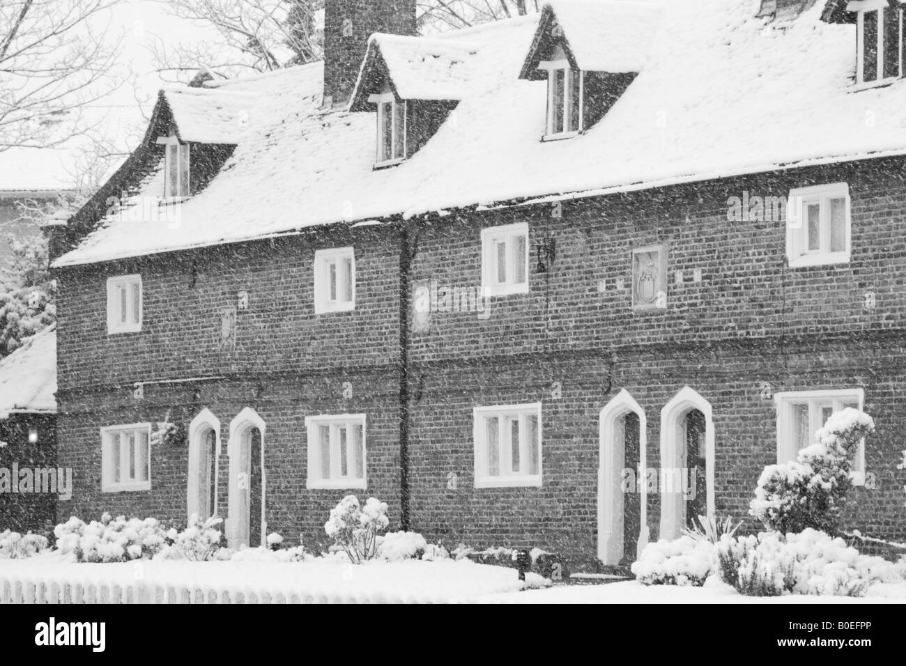 Friern Barnet, maisons d'aumône Banque D'Images