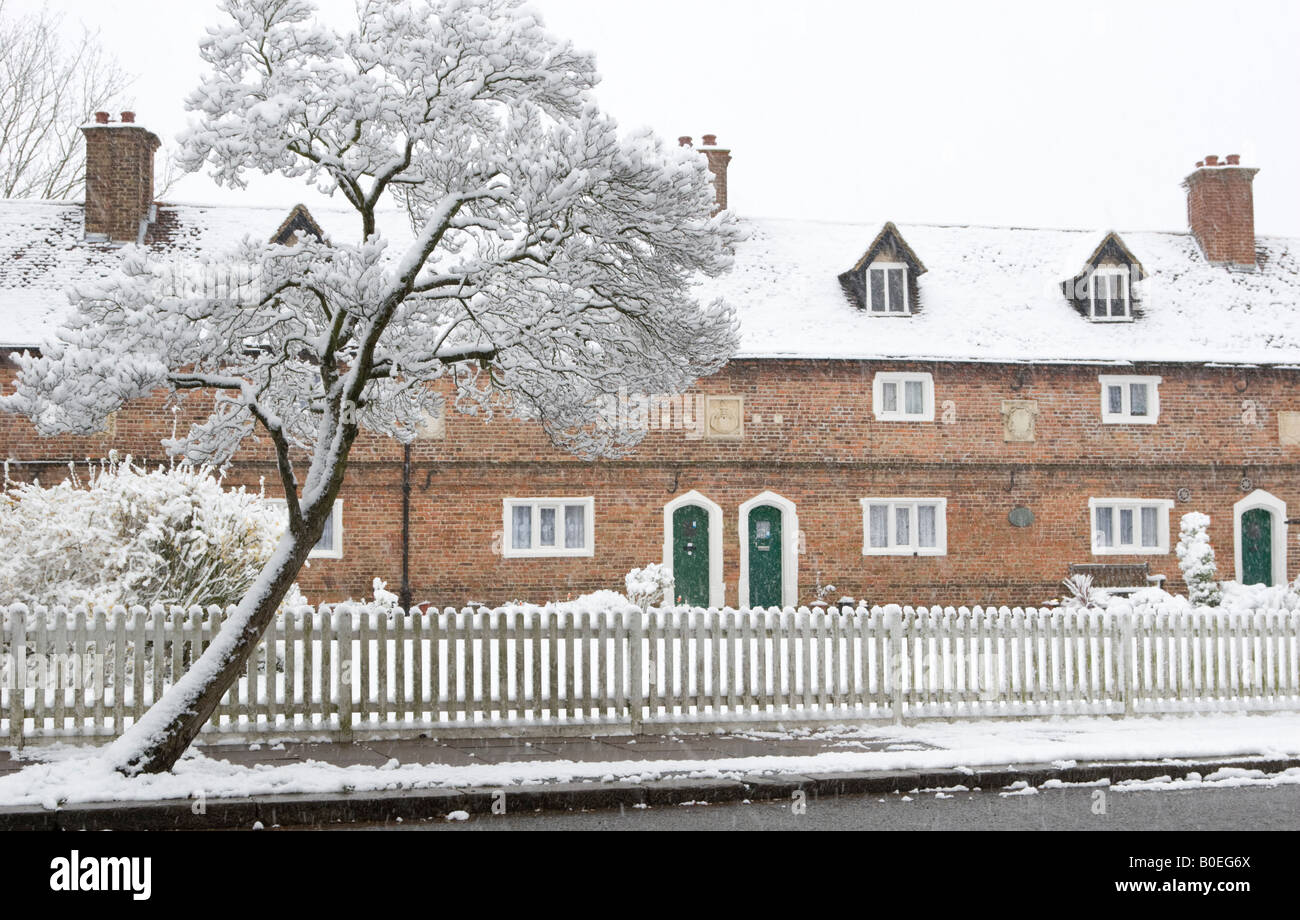 Friern Barnet, maisons d'aumône Banque D'Images