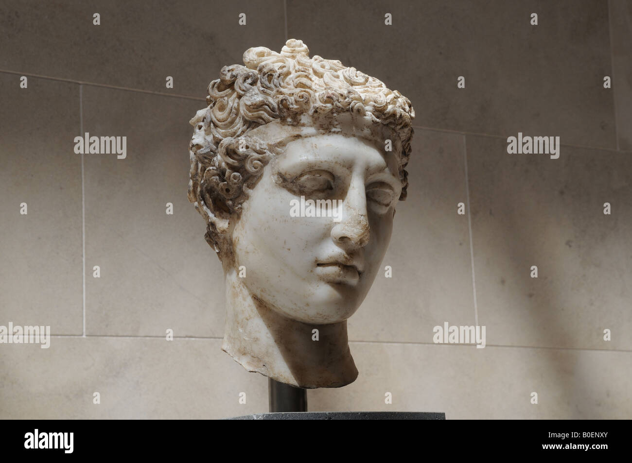 Un buste d'un athlète romain dans New York Metropolitan Museum of Art Banque D'Images