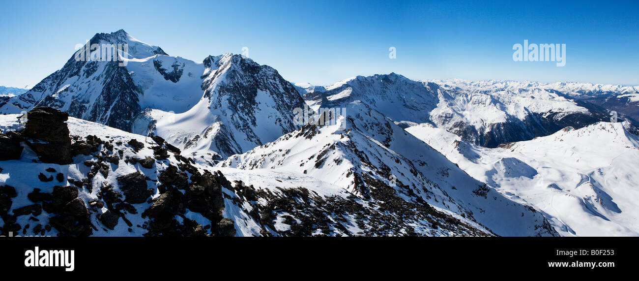 Paysage de montagne Banque D'Images