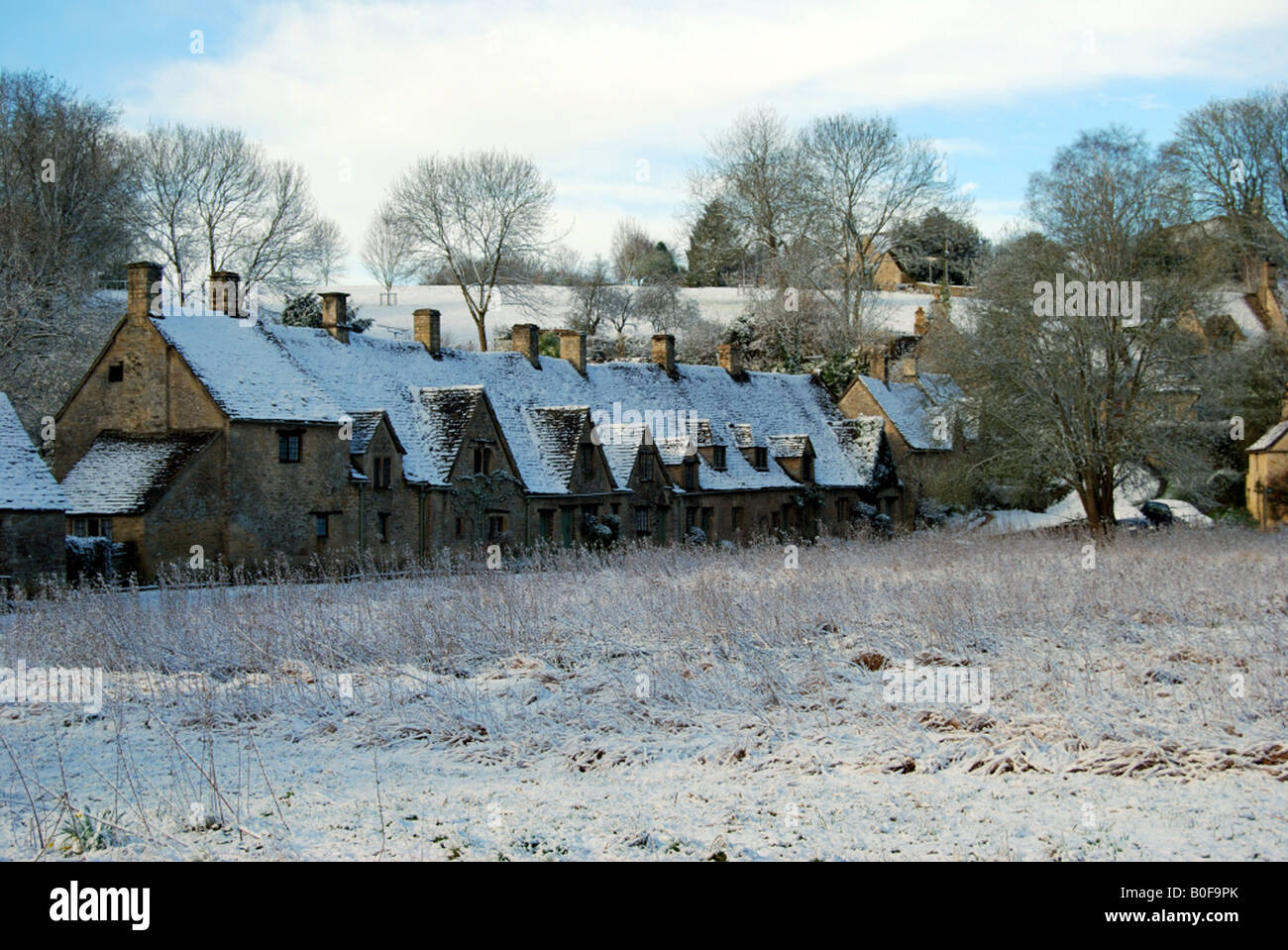 Arlington Row, Bibury, Gloucestershire Banque D'Images