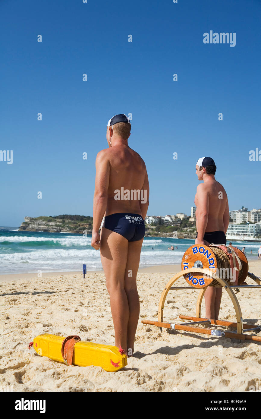 Lifesavers de Bondi - Sydney, New South Wales, Australia Banque D'Images