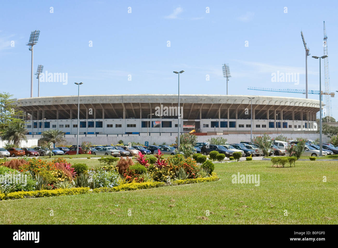 Stade Ohene Djan Sports Stadium, Accra, Ghana Banque D'Images