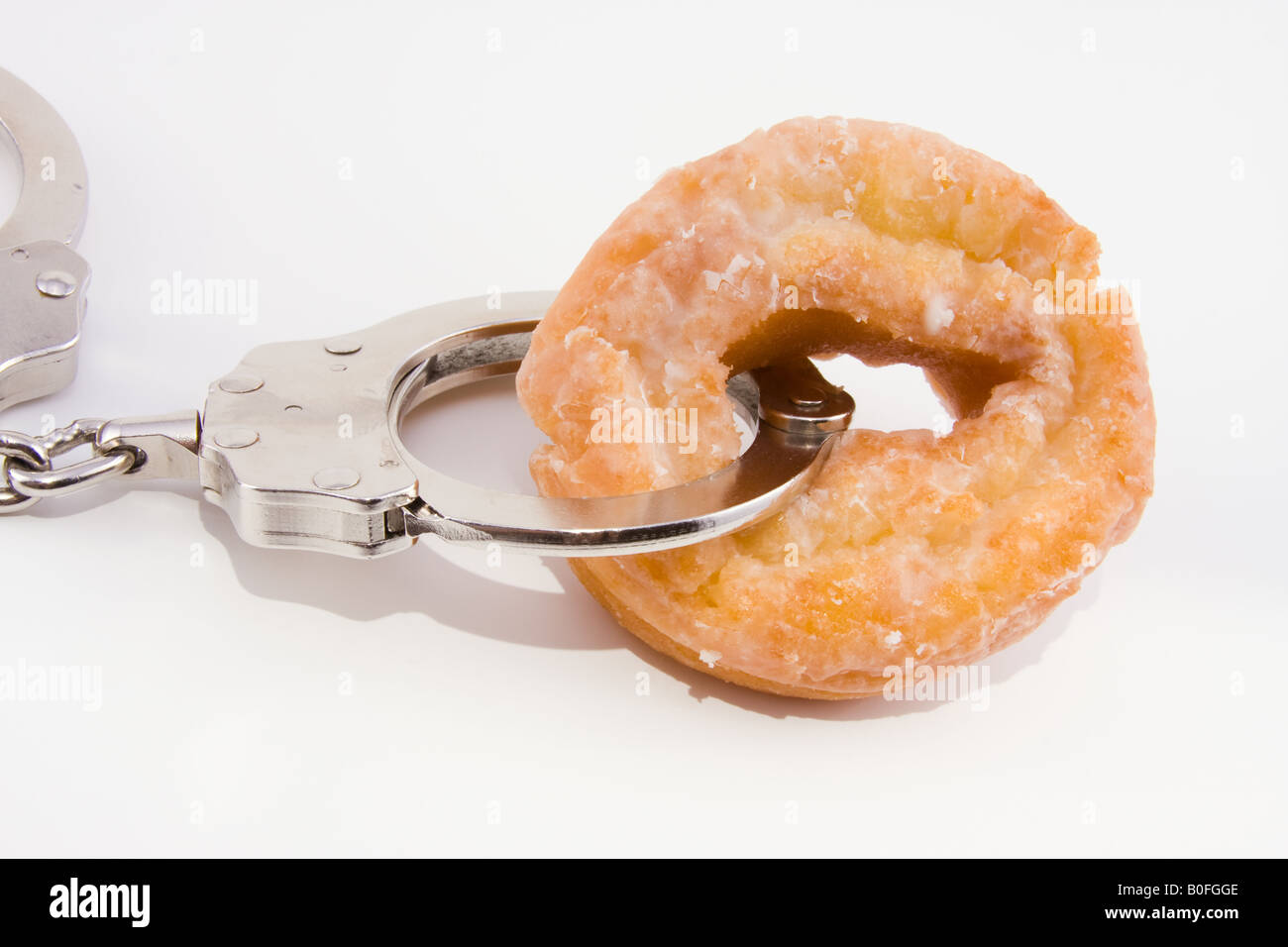 Menottés Donut Banque D'Images