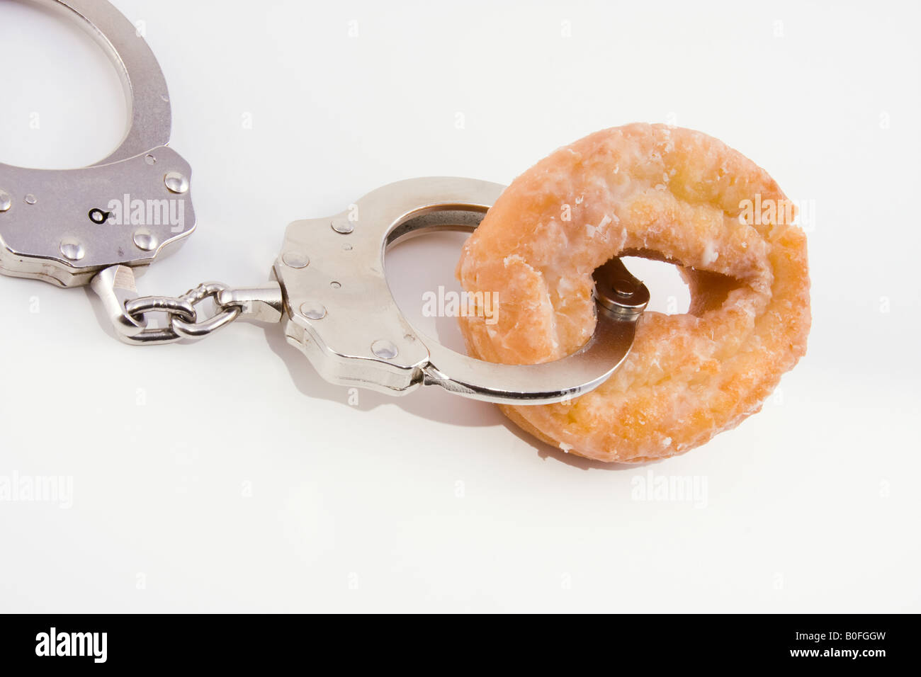 Menottés Donut Banque D'Images