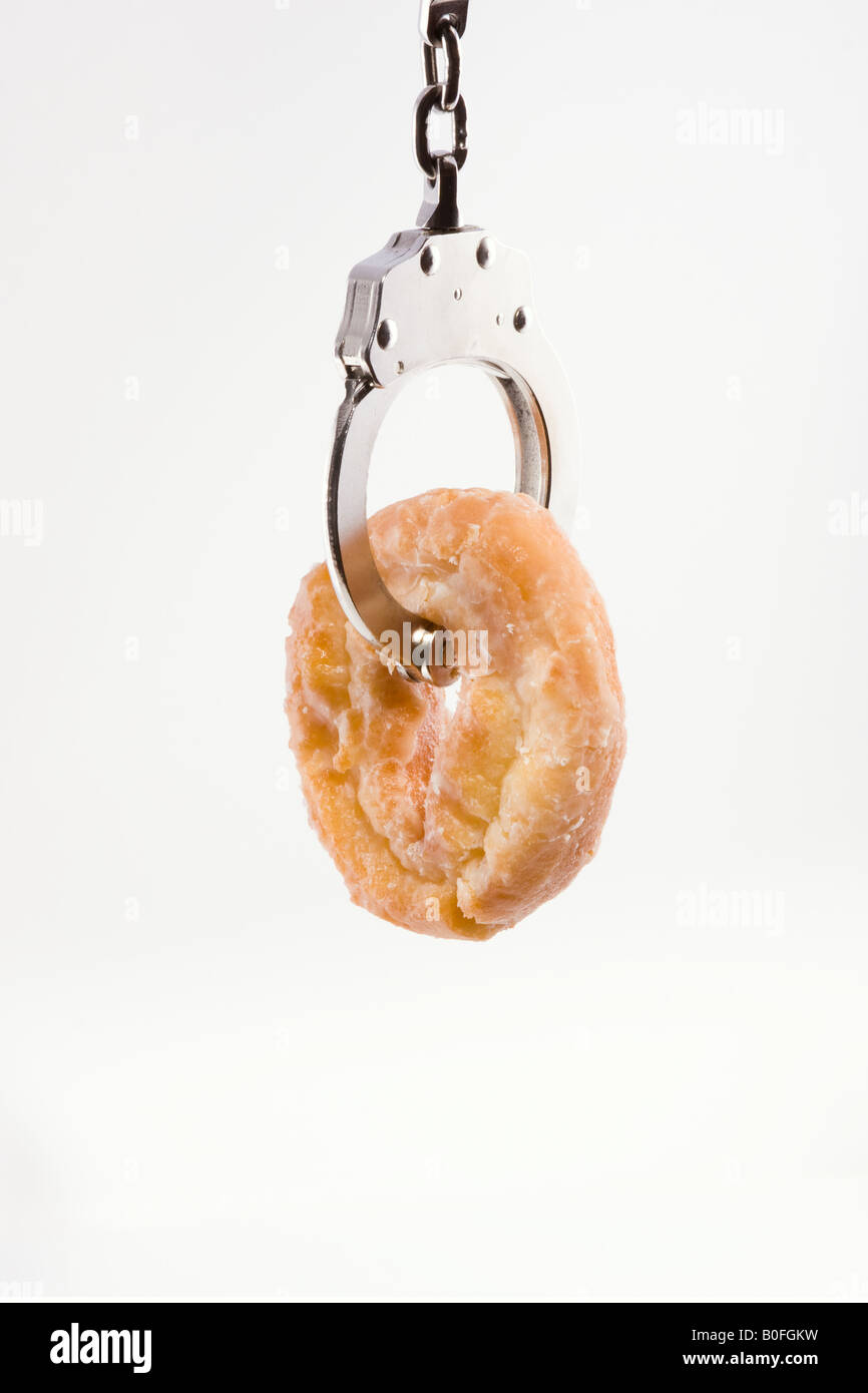 Menottés Donut Banque D'Images