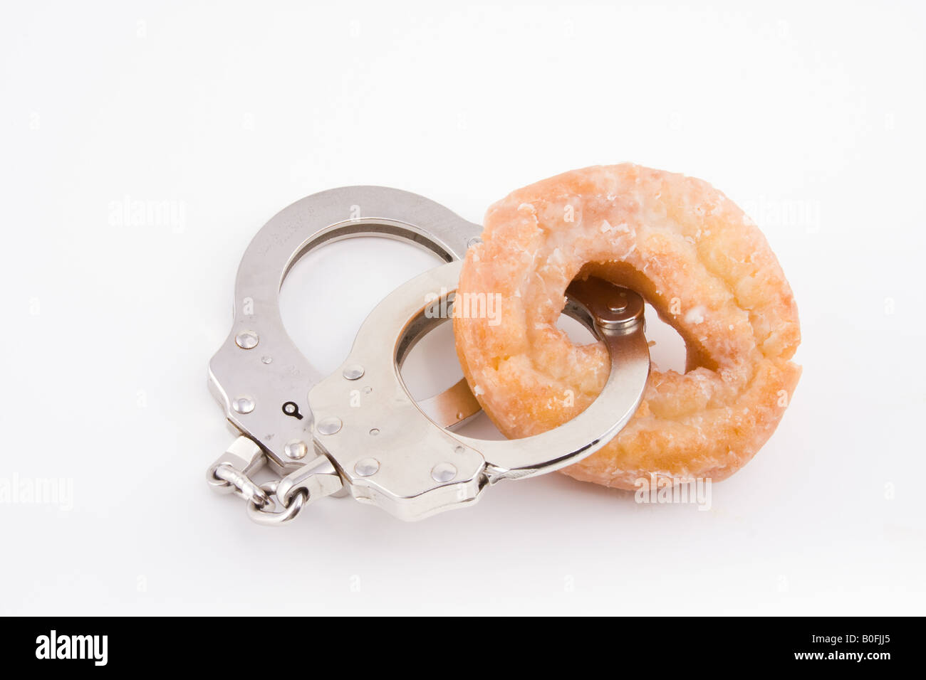 Menottés Donut Banque D'Images