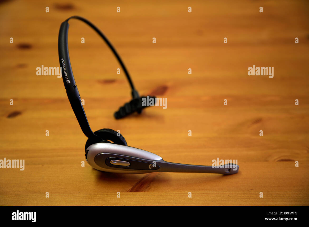 Casque téléphonique, centre d'appel Banque D'Images