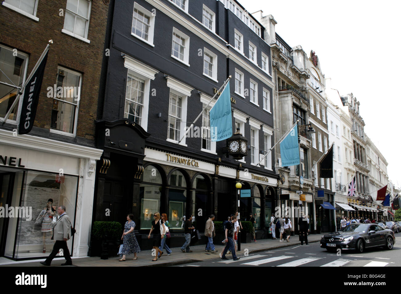 New Bond street mayfair london uk 2008 Banque D'Images